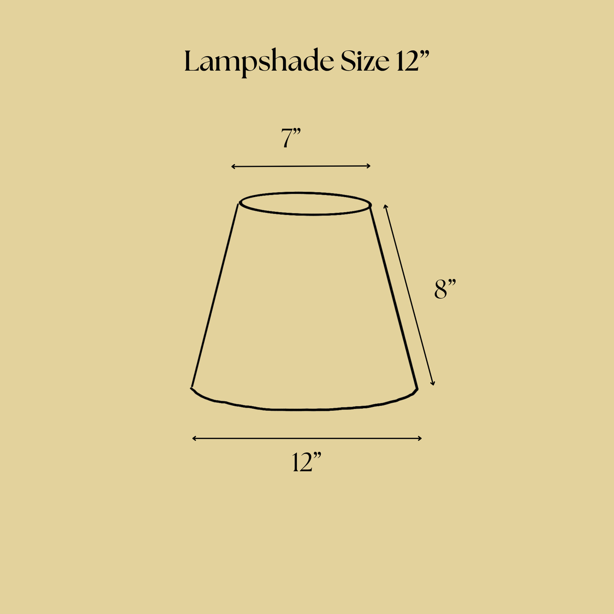 Hand Block Printed Fabric Lampshade - Anaya (Indigo, Yellow)