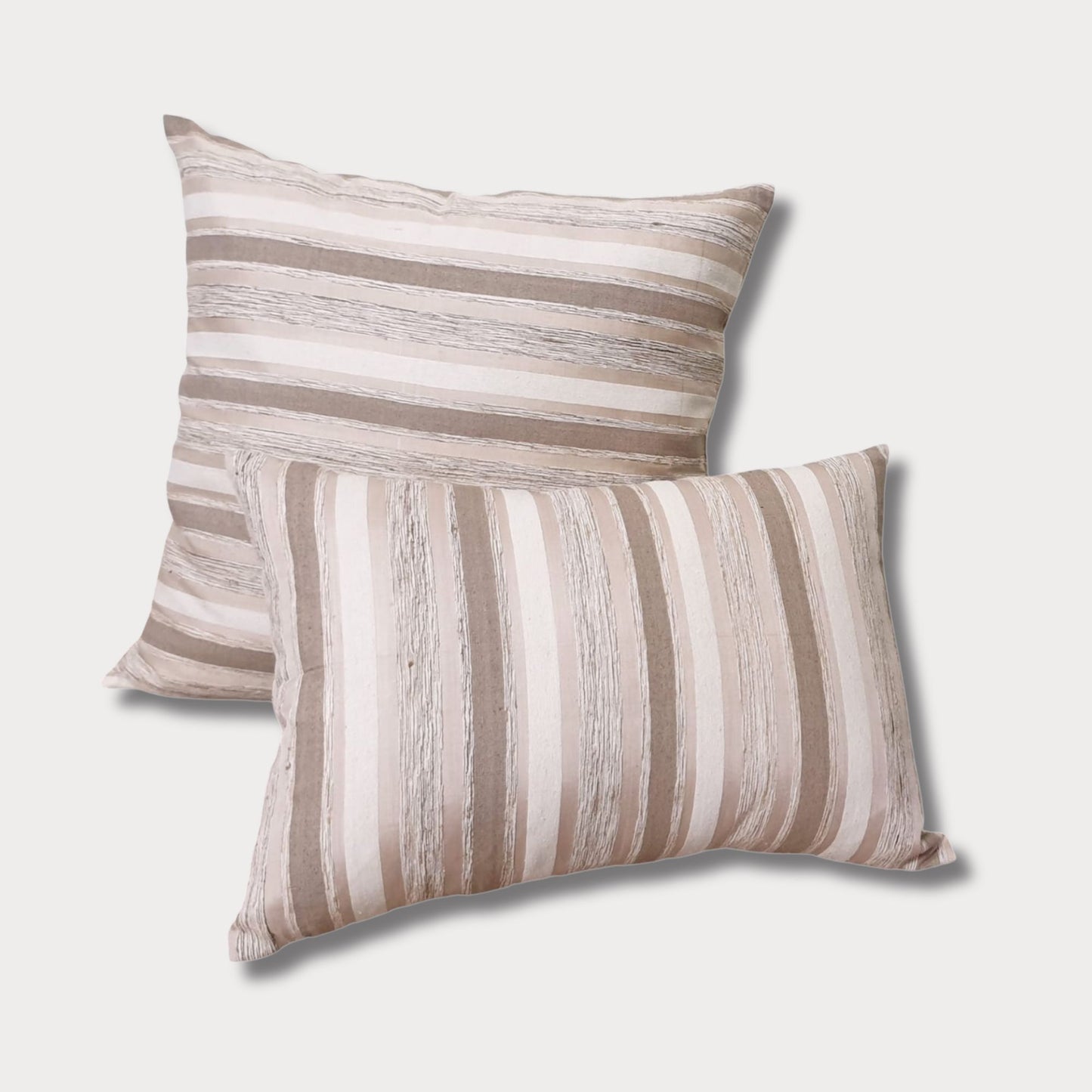 “Dhara” Hand-loomed Silk Throw Pillow Cover