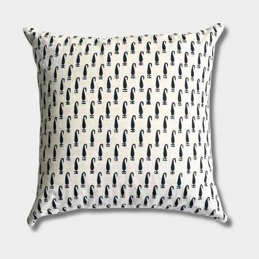 “Amba” Handmade Linen Throw Pillow Cover