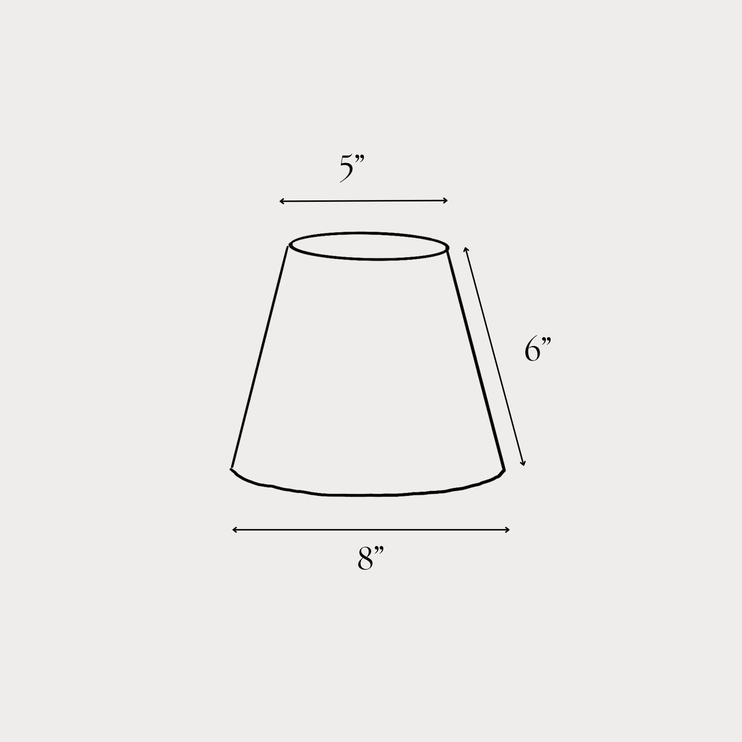 Hand Block Printed Fabric Lampshade - Soft Gray, Mustard