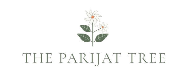 The Parijat Tree logo with a transparent background